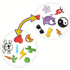 Spot It Fun Card Game for Kids Ages 4 - 5 Players 10 Min Play