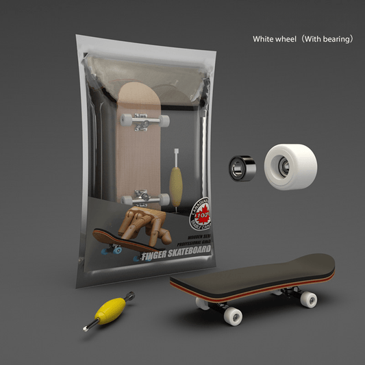 Pro Finger Skateboard 5-Layer Maple Wood Alloy Wheel Swingable Toy