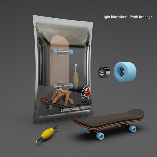 Pro Finger Skateboard 5-Layer Maple Wood Alloy Wheel Swingable Toy