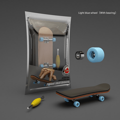 Pro Finger Skateboard 5-Layer Maple Wood Alloy Wheel Swingable Toy