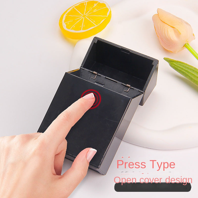 Transparent Flip Thick Cigarette Box Bulk Cigarette Box DIY Cream Plastic Box