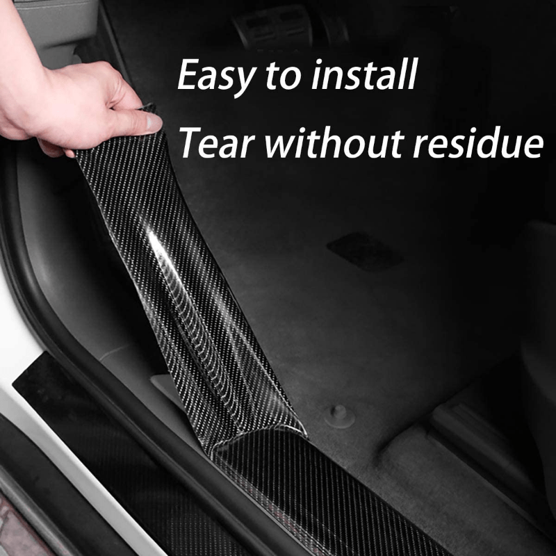 DIY Carbon Fiber Sticker Strip - Waterproof & Anti Scratch