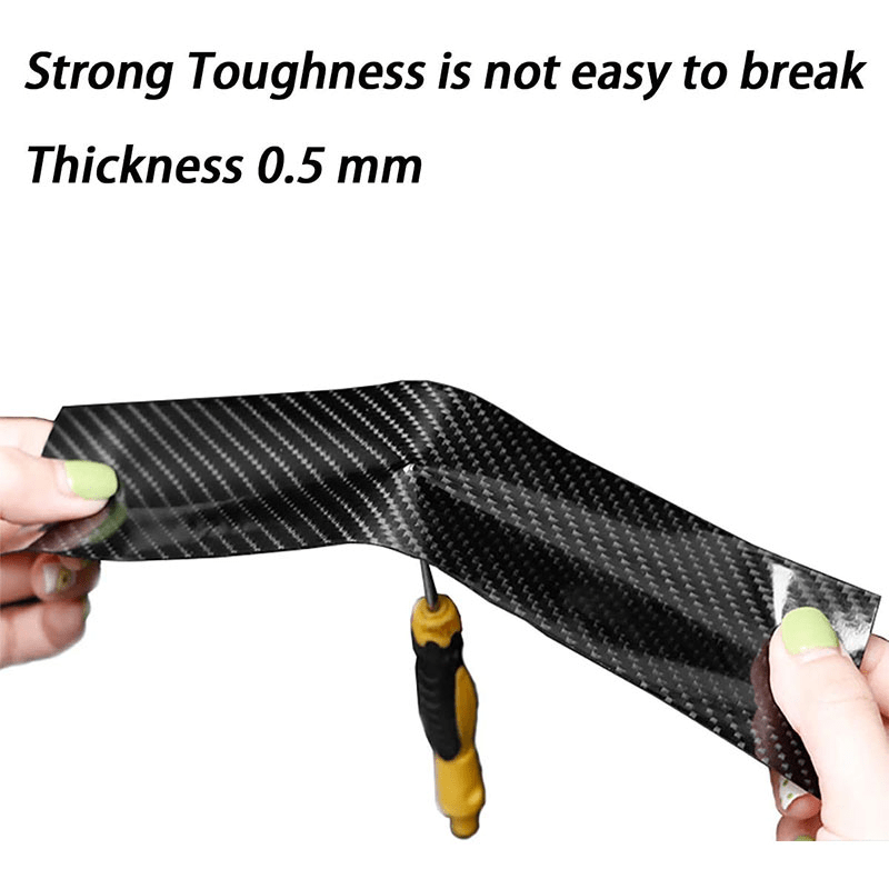 DIY Carbon Fiber Sticker Strip - Waterproof & Anti Scratch