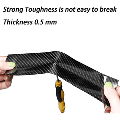 DIY Carbon Fiber Sticker Strip - Waterproof & Anti Scratch