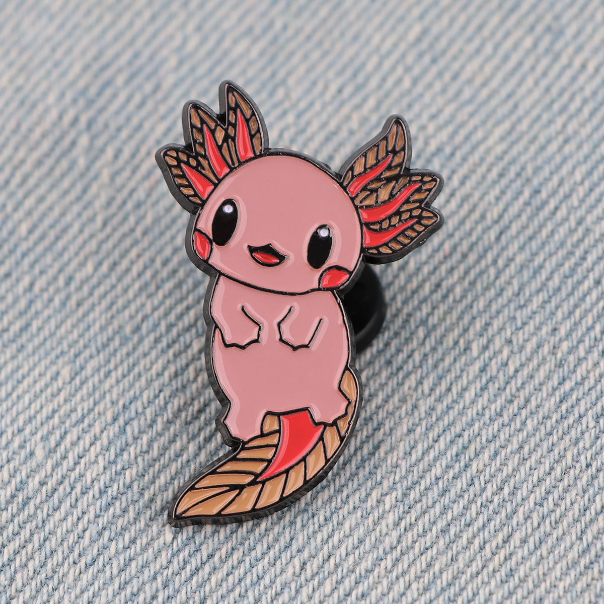 Axolotll Enamel Pin Badges Brooches For Men Lapel Pins For Backpacks