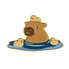 Capybara Enamel Pin Badges Brooches For Men Lapel Pins For Backpacks