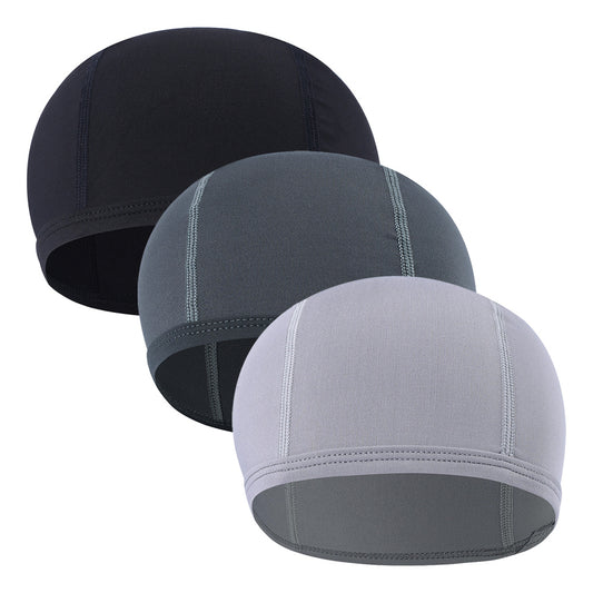 3pcs Helmet Liner Skull Caps for Outdoor Running Cycling Sweat Wicking