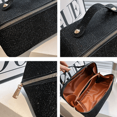 Glitter Cube Travel Cosmetics Wash Bag Portable Waterproof Storage