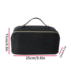Glitter Cube Travel Cosmetics Wash Bag Portable Waterproof Storage