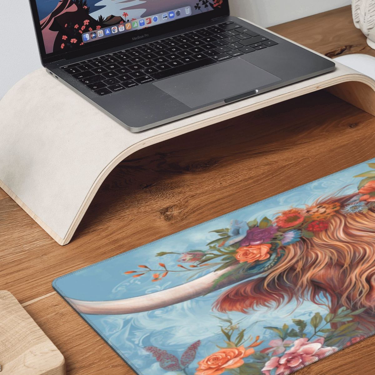 Highland Cattle Extended Mouse Pad Gaming Mousepad