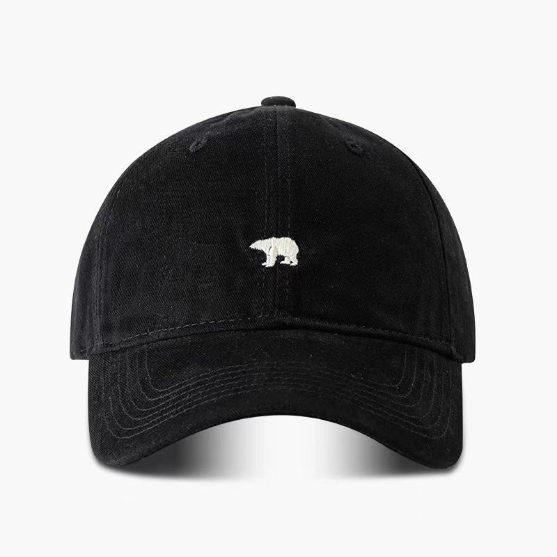 Unisex Polar Bear Baseball Cap Soft Top UV Protection Casual Wear