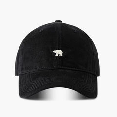 Unisex Polar Bear Baseball Cap Soft Top UV Protection Casual Wear