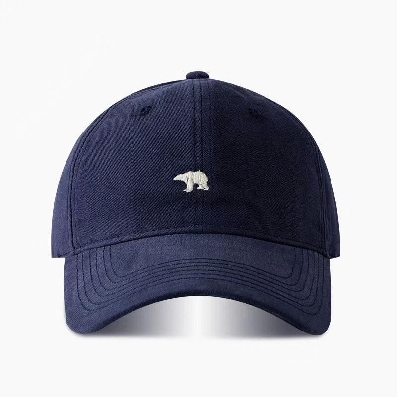 Unisex Polar Bear Baseball Cap Soft Top UV Protection Casual Wear