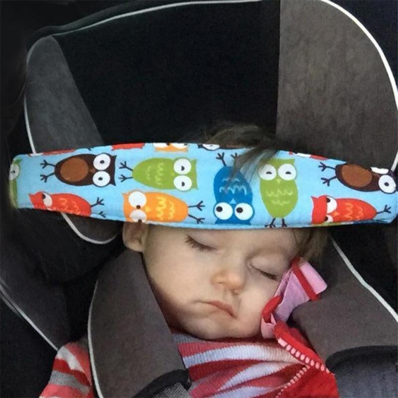 Cartoon Car Safety Seat Sleep Positioner for Infants & Babies