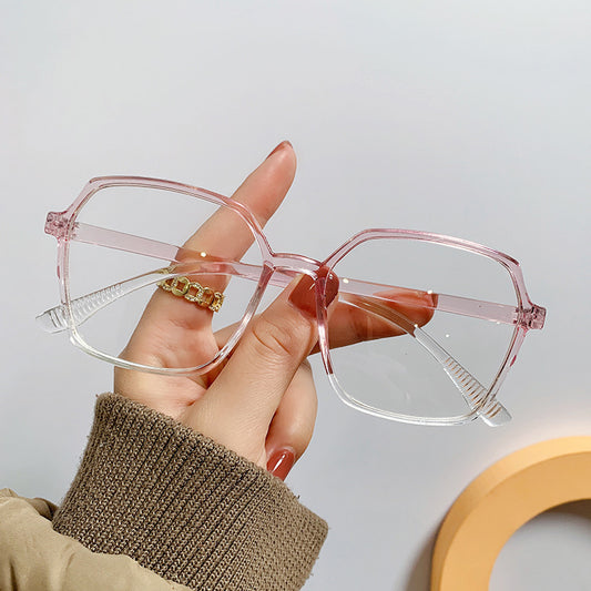 Polygon Anti Light Glasses For Women Men Students