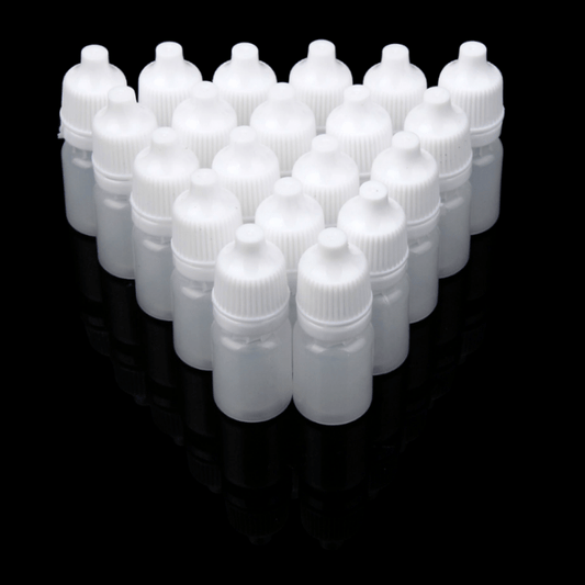 10pcs Plastic Squeezable Dropper Bottles 5ml-20ml Eye Liquid Refillable Bottles