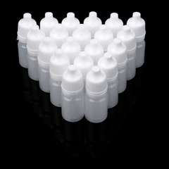 10pcs Plastic Squeezable Dropper Bottles 5ml-20ml Eye Liquid Refillable Bottles