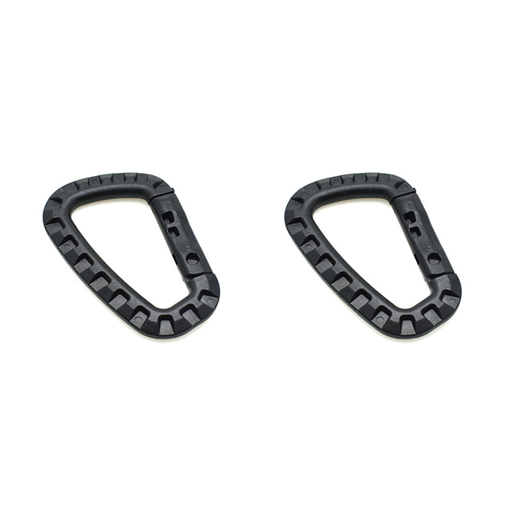 2pcs Tactical Carabiner Keychain Backpack Hanging Buckle