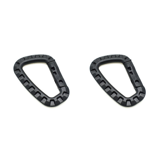2pcs Tactical Carabiner Keychain Backpack Hanging Buckle