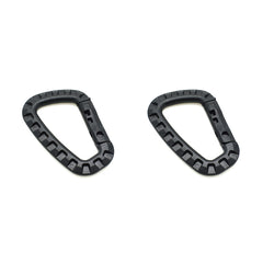 2pcs Tactical Carabiner Keychain Backpack Hanging Buckle