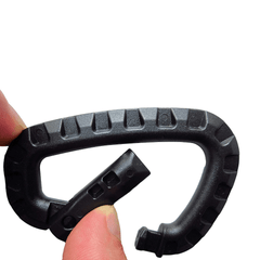 2pcs Tactical Carabiner Keychain Backpack Hanging Buckle