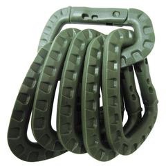 2pcs Tactical Carabiner Keychain Backpack Hanging Buckle