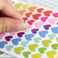 6pcs Colorful Five-pointed Star Paper Stickers