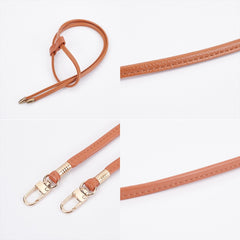 4pcs DIY PU Leather Bags Knitting Crochet Set Leather Craft Bag Sewing Kit