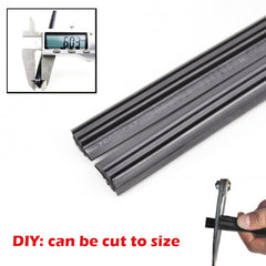 4pcs Wiper Blade Refills 6mm 26 24 Soft Rubber Strips Car Embedded Frameless