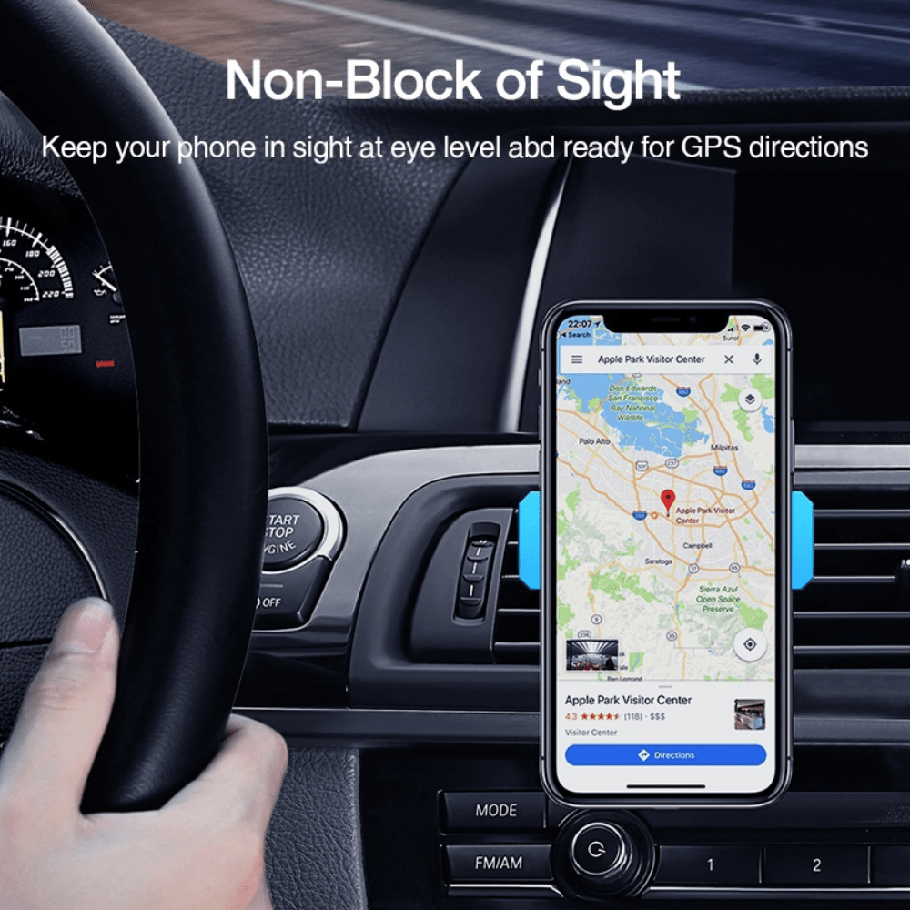 Universal Car Phone Holder Keeps Phone Secure & Visible