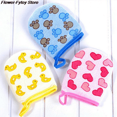 Cartoon Soft Bath Mitt Glove for Baby Kids