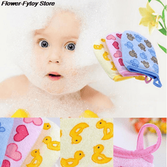 Cartoon Soft Bath Mitt Glove for Baby Kids