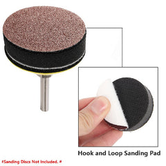 2pcs 2 Hook and Loop Sanding Backing Pads with Shank Adapter