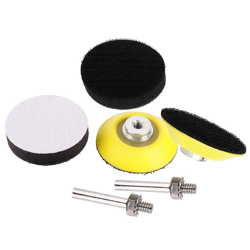 2pcs 2 Hook and Loop Sanding Backing Pads with Shank Adapter