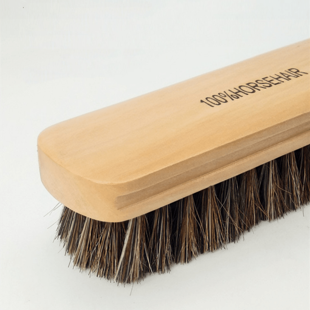 Car Wash Brush Horsehair Wooden Brush for Detailing Polishing Buffing Cleaning