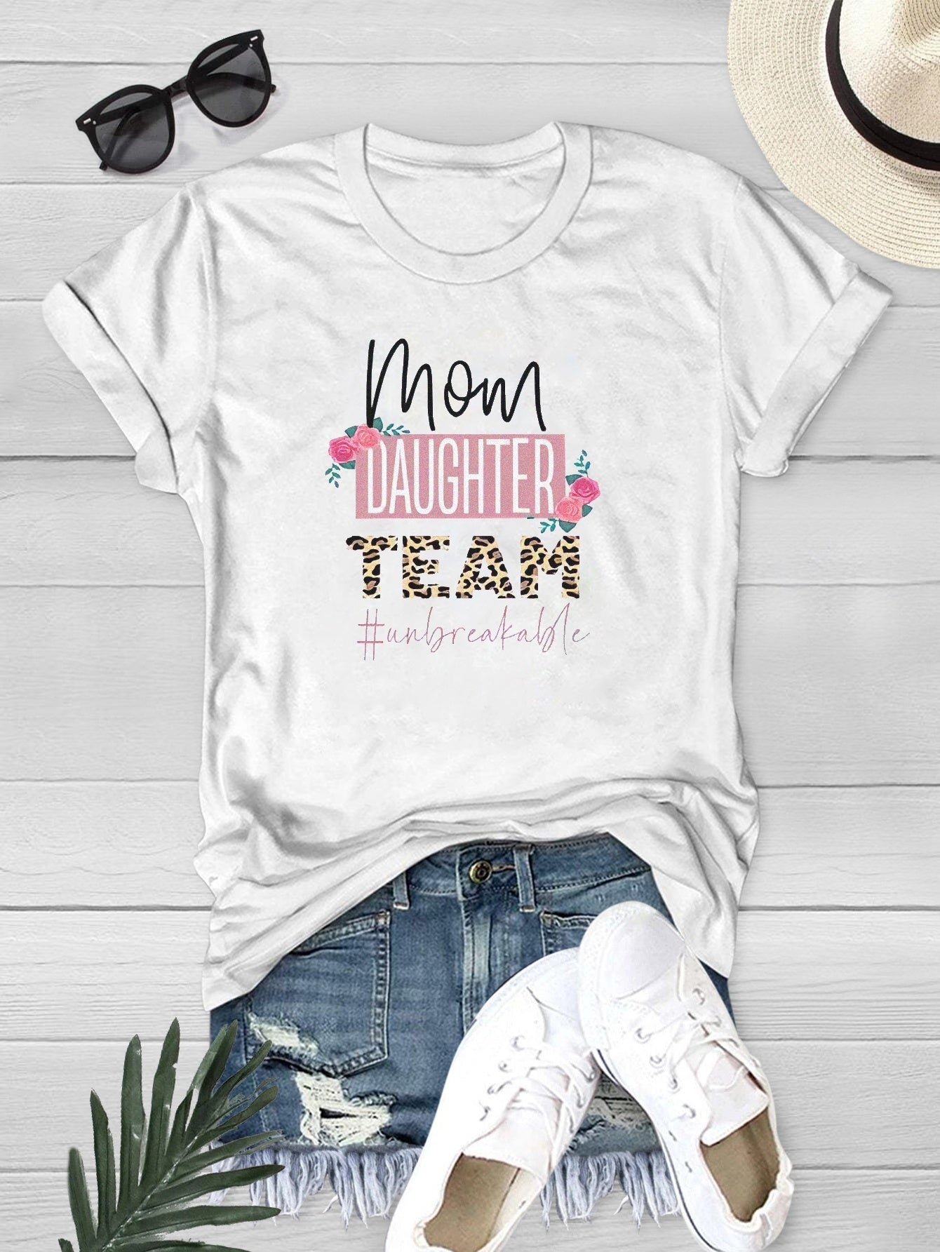 Casual Women's Printed T-shirt Short Sleeve Summer Sports Top
