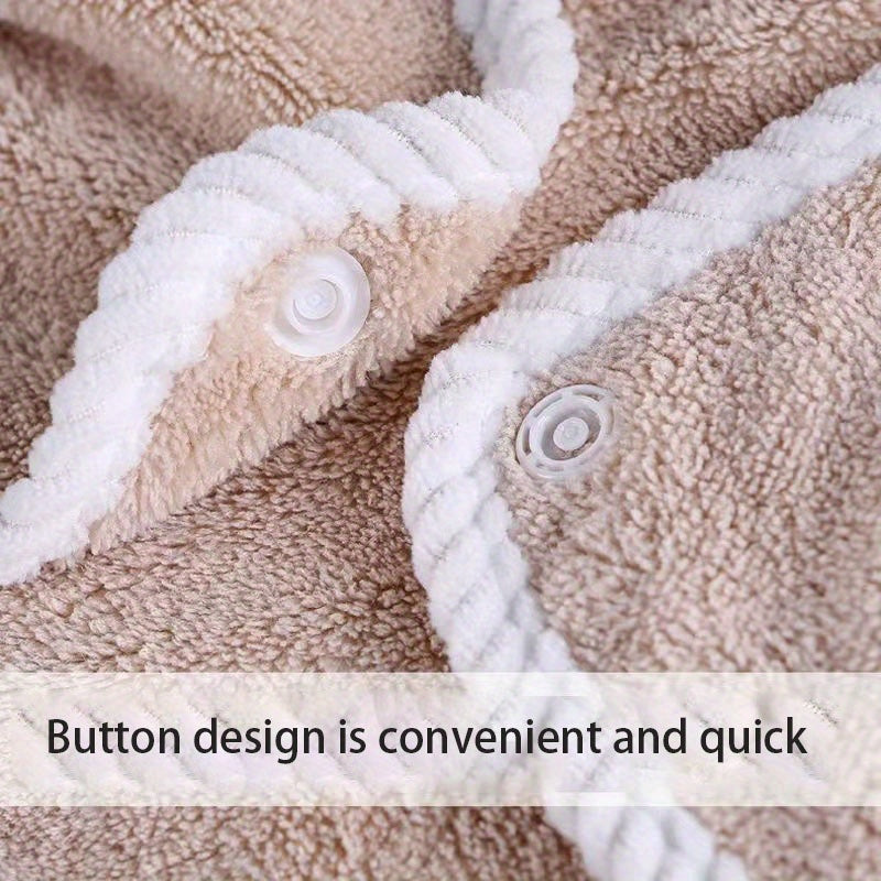 Soft Coral Fleece Bath Skirt with Bow Pocket