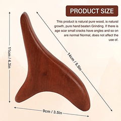 Triangle Massager Reflexology Tools Wood Massage Tools - High Usefulness