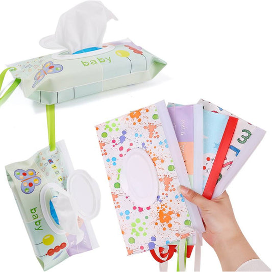 Eco Friendly Baby Wipes Box w/ Strap - Home Travel & More