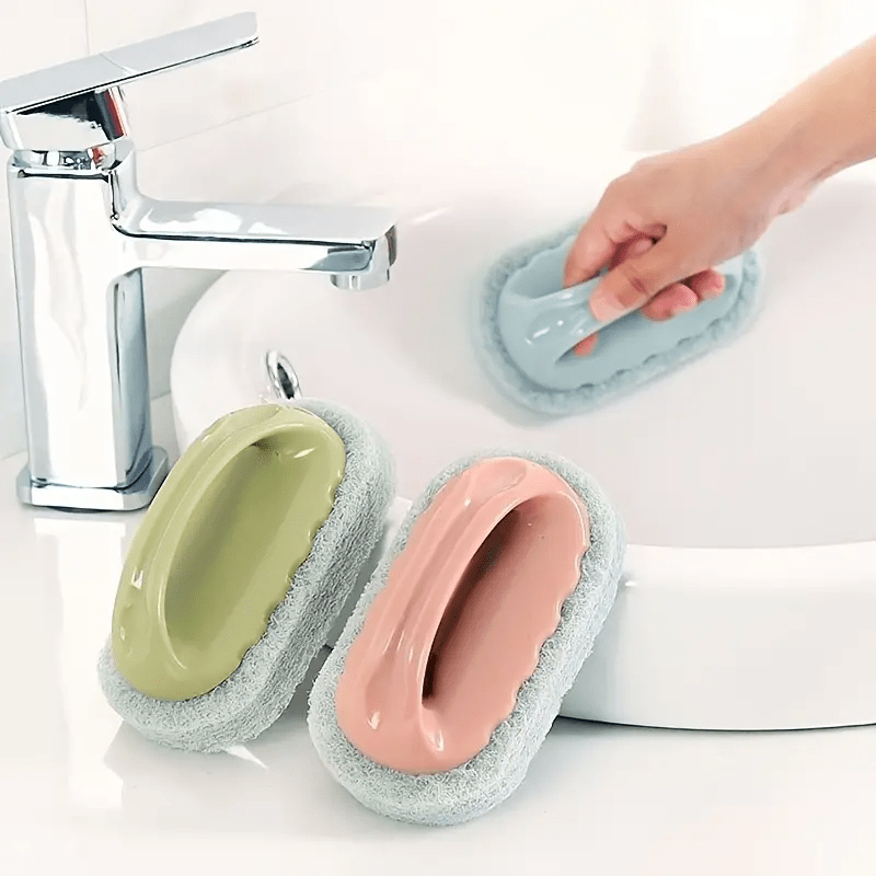 Kitchen Sponge Tub Pool Scrubbing Pot Dishwashing Cleaning Brush