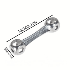 10 in 1 Bike Dumbell Wrench - Multifunctional Repair Tool