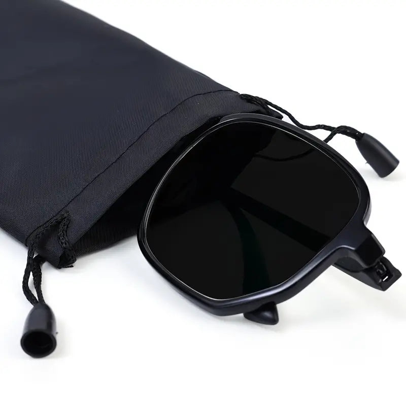 Waterproof Drawstring Sunglasses Bag Glasses Case Jewelry Tote Portable Pouch