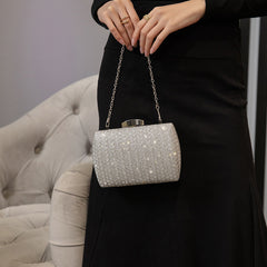 Glitter Clutch Bag Rhinestone Evening Bag Minaudiere & Purse
