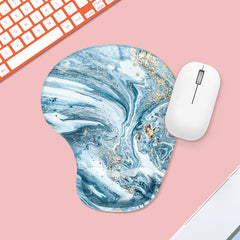 Star Sky Ergonomic Mouse Pad With Wrist Guard Silicone Non Slip Table Pad