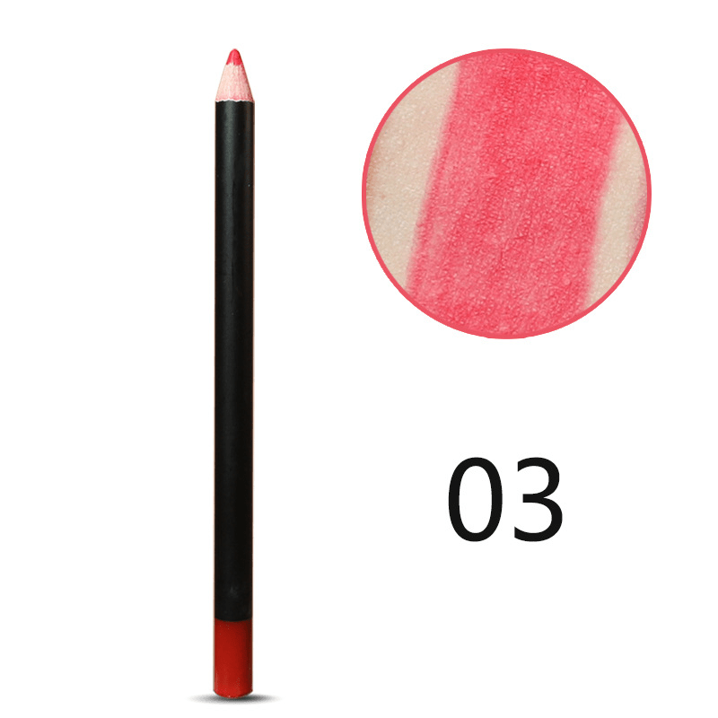 Matte Lip Liner Pencil in 18 Colors - High Pigmented & Smudge Proof