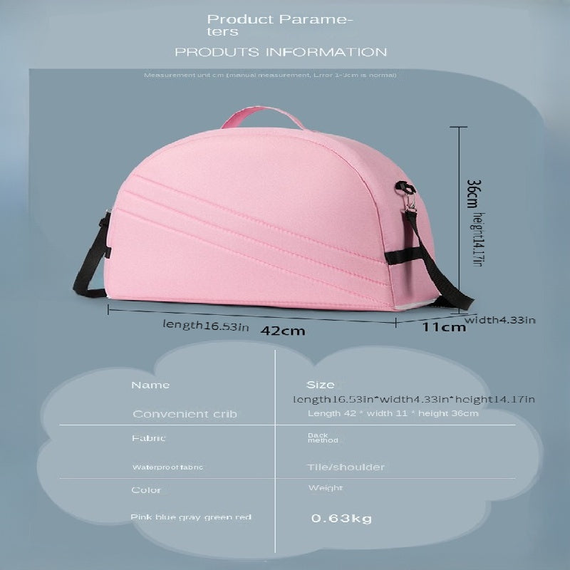 Portable Outing Crib with Removable Folding Mummy Bag