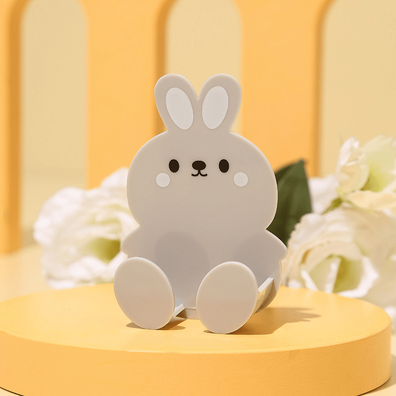 Rabbit Shaped Plug Storage Hook Punching Strong Adhesive Hook