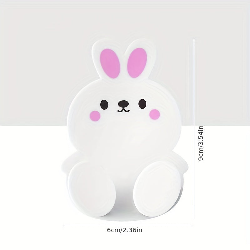 Rabbit Shaped Plug Storage Hook Punching Strong Adhesive Hook