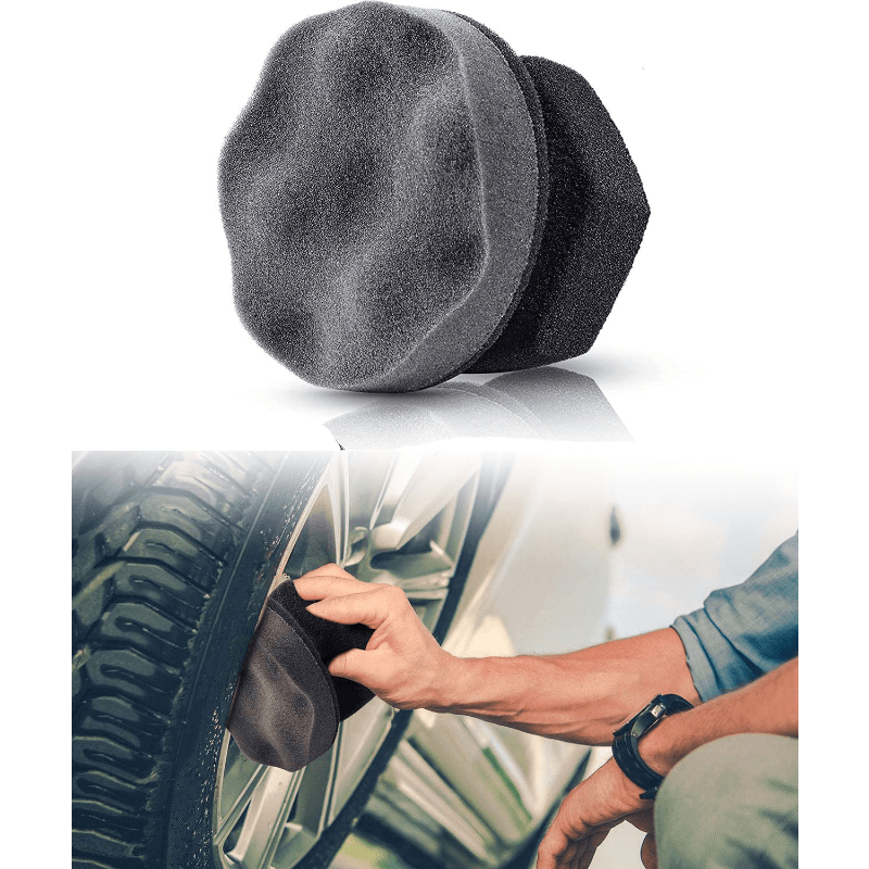 Tire Shine Applicator Pads for Car Detailing 3 Pack 15in