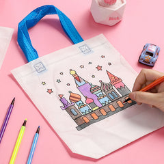 9pcs Eco Friendly Non Woven Graffiti Bags for Art Painting